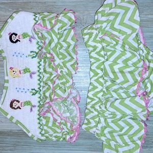 Smocked Mermaid Swimsuit